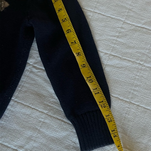 Polo by Ralph Lauren 5T toddler Navy Sweater with puppy cotton cashmere wool - Picture 5 of 6